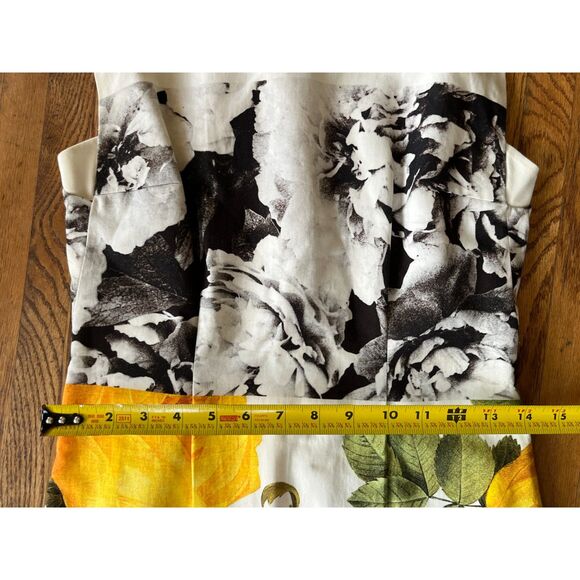 Dries Van Noten White Floral A Line Midi Dress   Women's Size Small - Picture 8 of 8